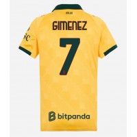 Stroje piłkarskie AC Milan Santiago Gimenez #7 Koszulka Trzeciej dla damskie 2025-26 Krótki Rękaw